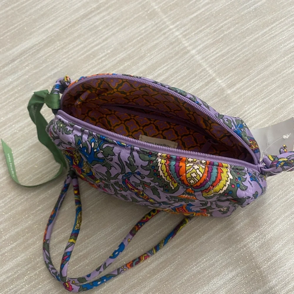 Vera Bradley Blake Crossbody Bag Minimalist Marrakesh Purple - Picture 6 of 12